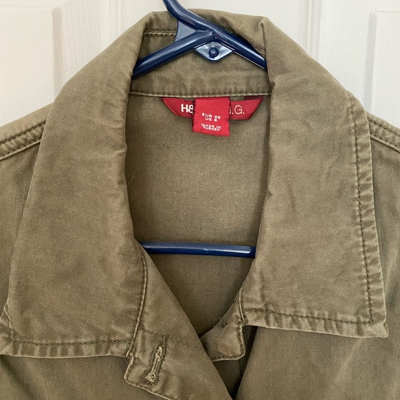 H&M - dark green utility jacket - Picture 2 of 3